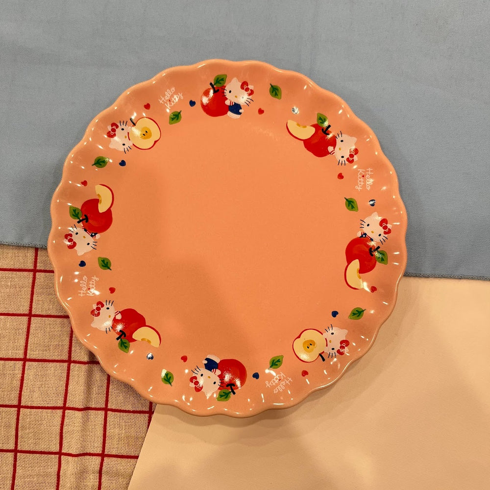 Hello Kitty "Apple" Ceramic Plate
