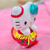Hello Kitty "Chinese New Year" Mascot Ornament (Teal Bow)
