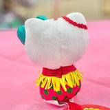 Hello Kitty "Chinese New Year" Mascot Ornament (Teal Bow)