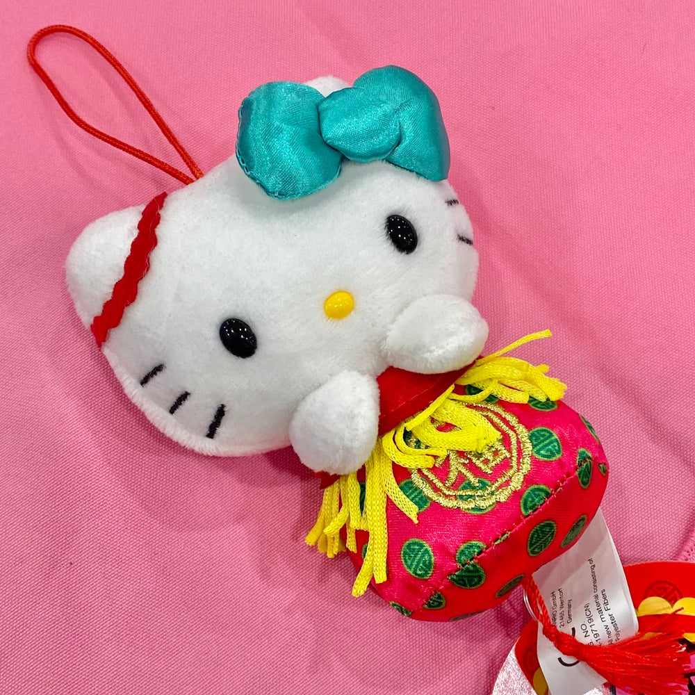 Hello Kitty "Chinese New Year" Mascot Ornament (Teal Bow)