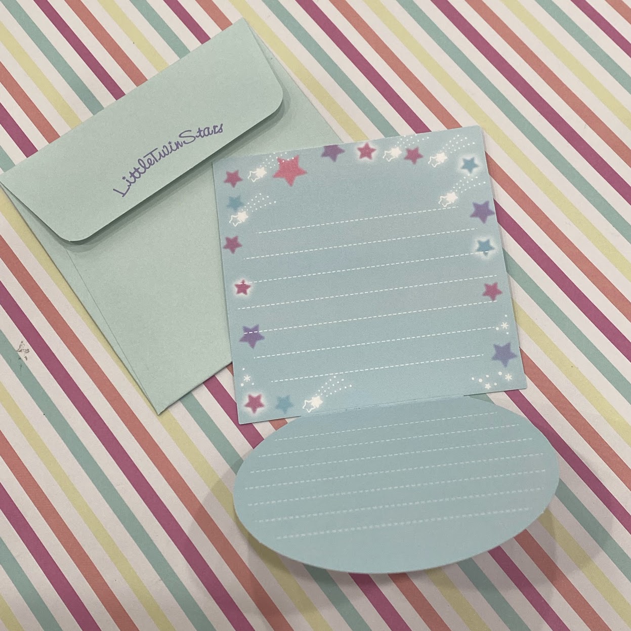 Little Twin Stars Mini Congratulations Card