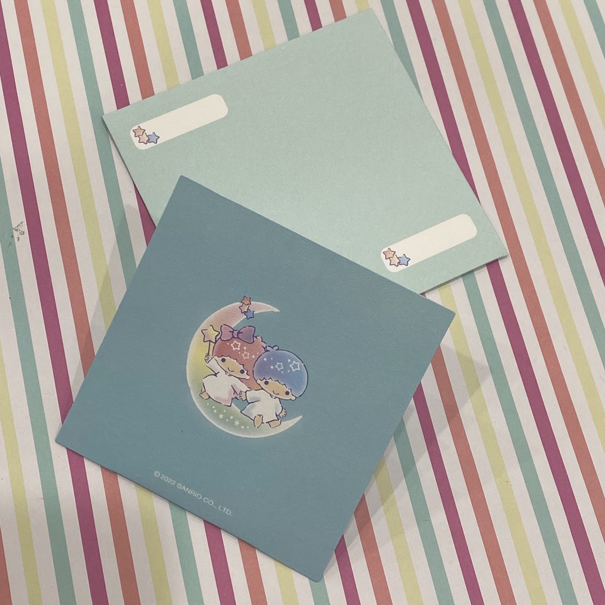 Little Twin Stars Mini Congratulations Card