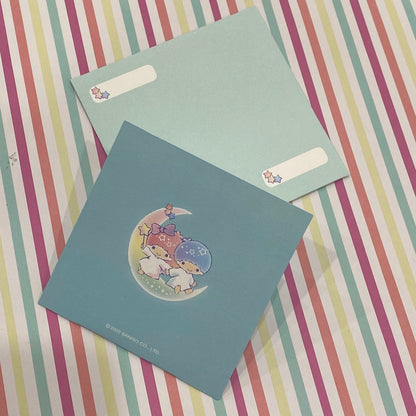 Little Twin Stars Mini Congratulations Card