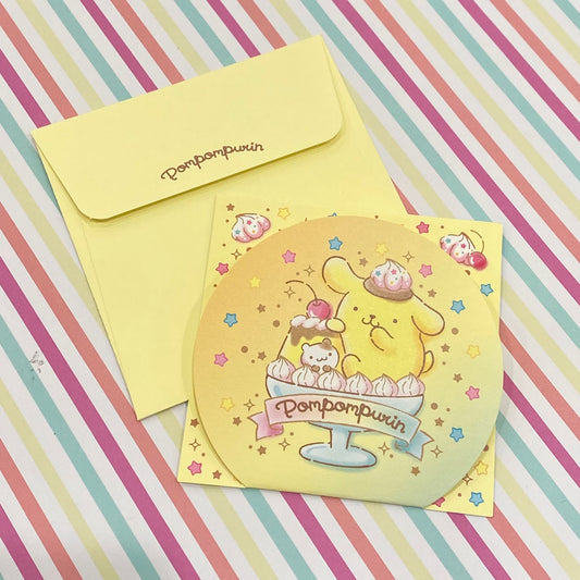 Pompompurin Mini Congratulations Card
