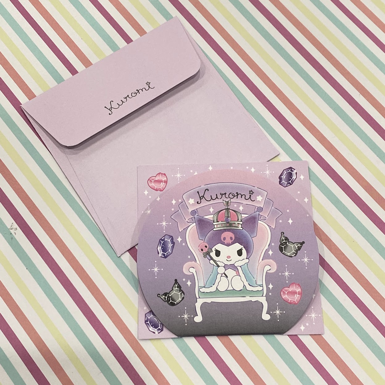 Kuromi Mini Congratulations Card (1)