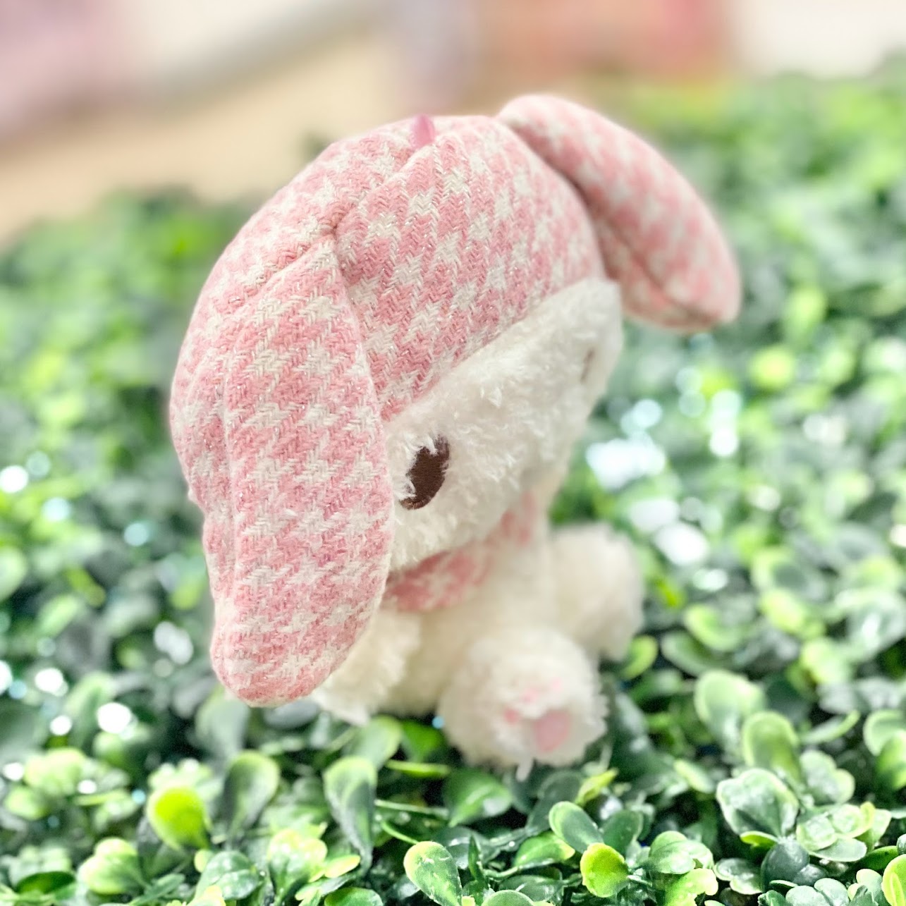 My Melody "Houndstooth" Mascot Clip-On Plush