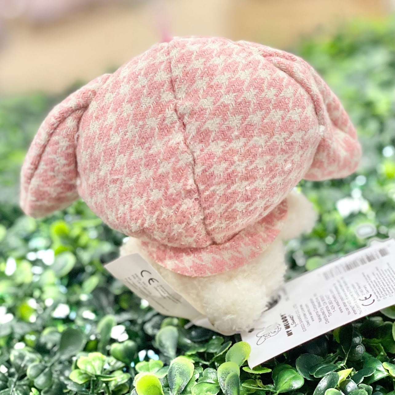 My Melody "Houndstooth" Mascot Clip-On Plush