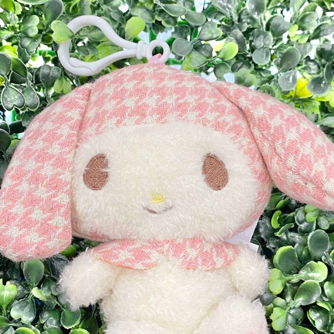 My Melody "Houndstooth" Mascot Clip-On Plush