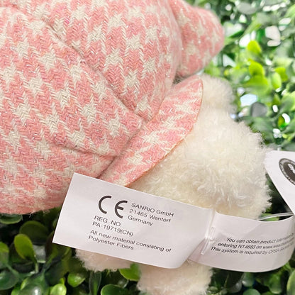 My Melody "Houndstooth" Mascot Clip-On Plush