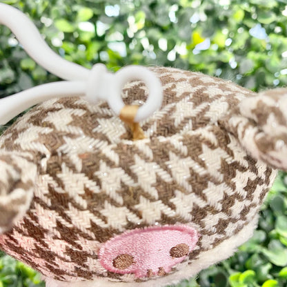 Kuromi "Houndstooth" Mascot Clip-On Plush