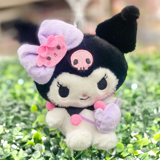 Kuromi Mascot Clip-On Plush w/ Friends Accessory