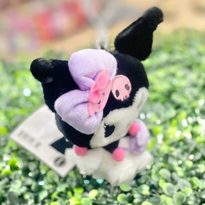 Kuromi Mascot Clip-On Plush w/ Friends Accessory