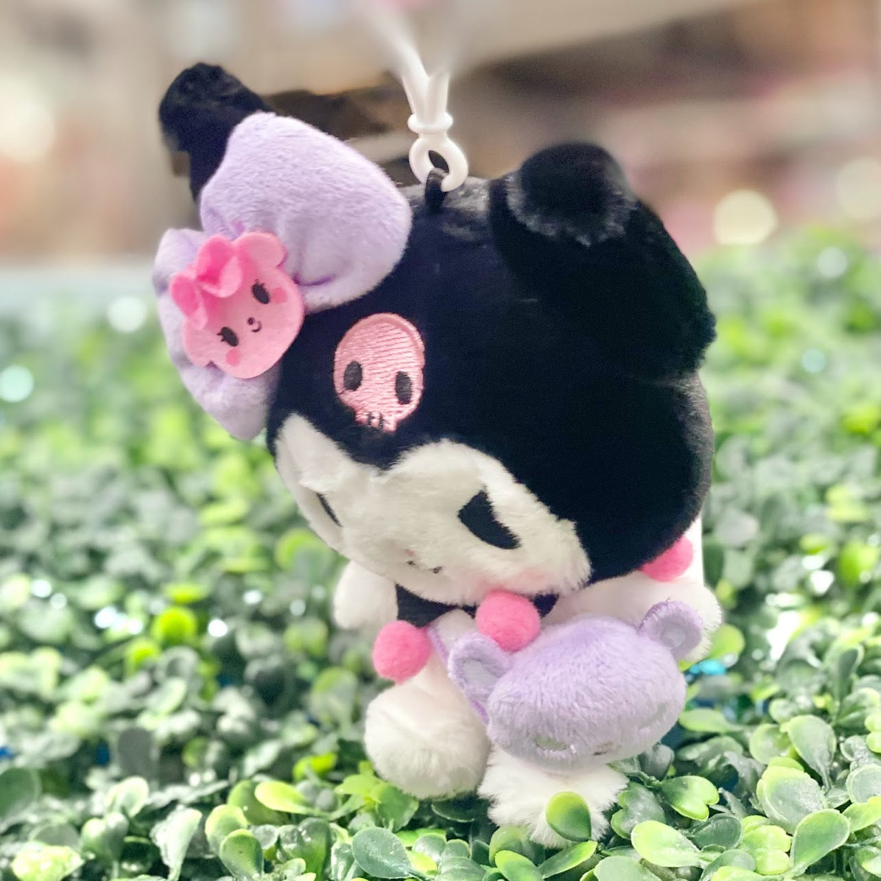 Kuromi Mascot Clip-On Plush w/ Friends Accessory