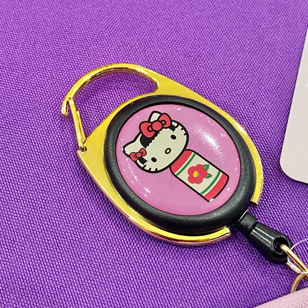 Hello Kitty "Japan Pop" Card Case w/ Key Reel