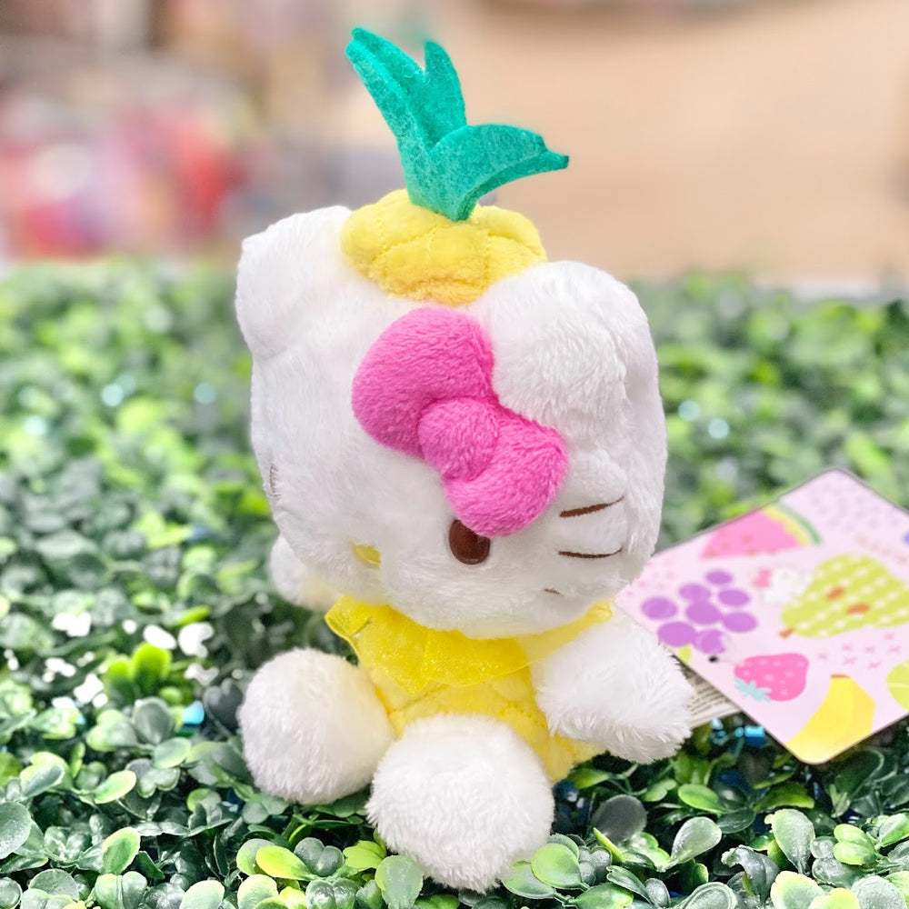 Hello Kitty "Fruit" Pineapple Bean Doll Plush