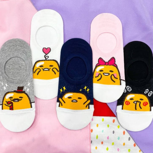 Gudetama Non Slip Adult Ankle Socks