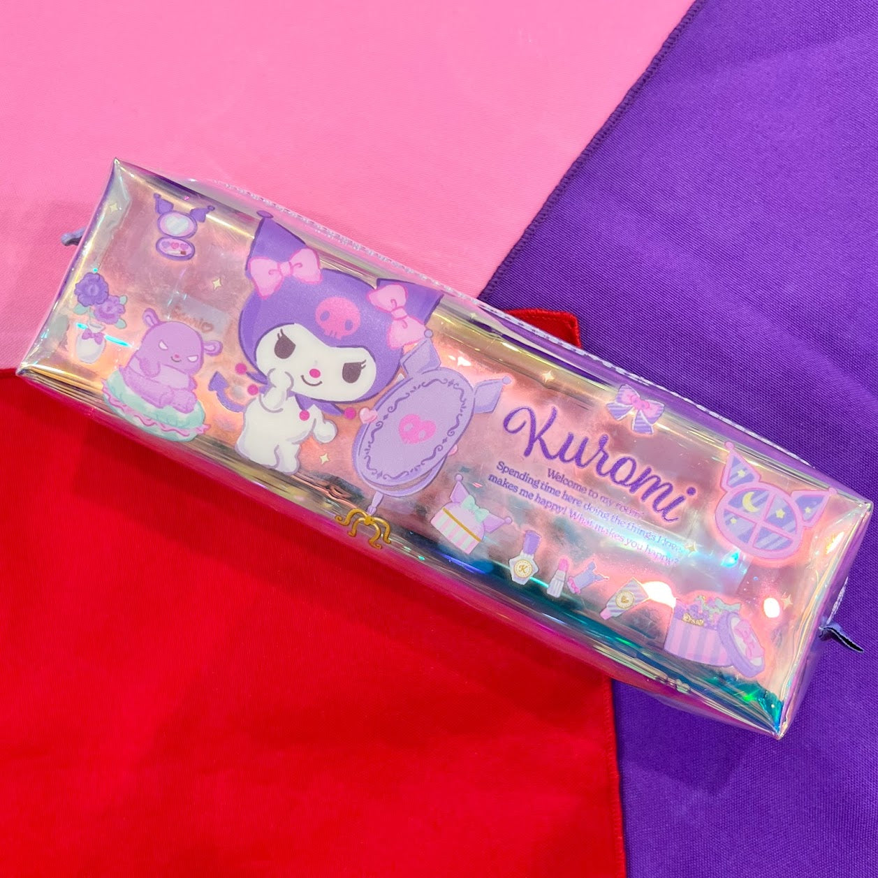 Kuromi Hologram Pencil Pouch