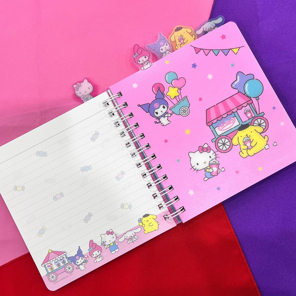 Sanrio Characters Index Notebook (Blue)
