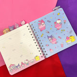 Sanrio Characters Index Notebook (Blue)