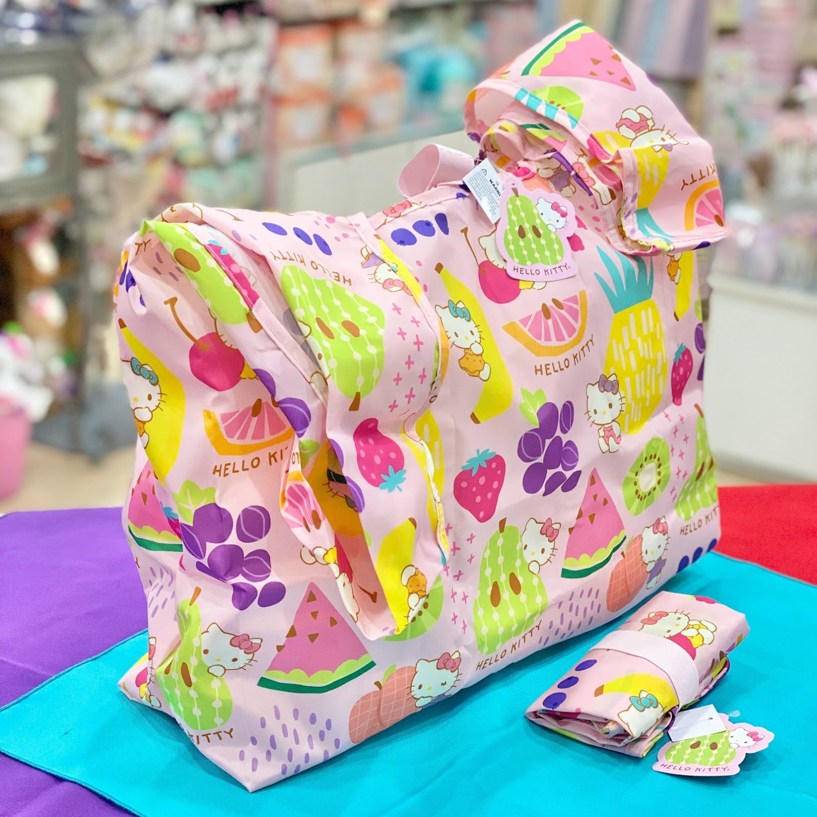 Hello Kitty Fruit Foldable Shopping Bag