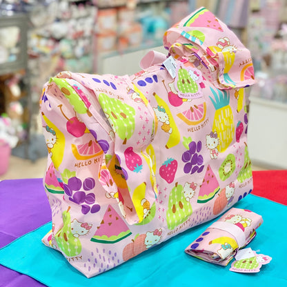 hello kitty fruit salad backpack Drawstring Bag and anything else your little one needs for school Loungefly Hello Kitty Strawberry Slouch