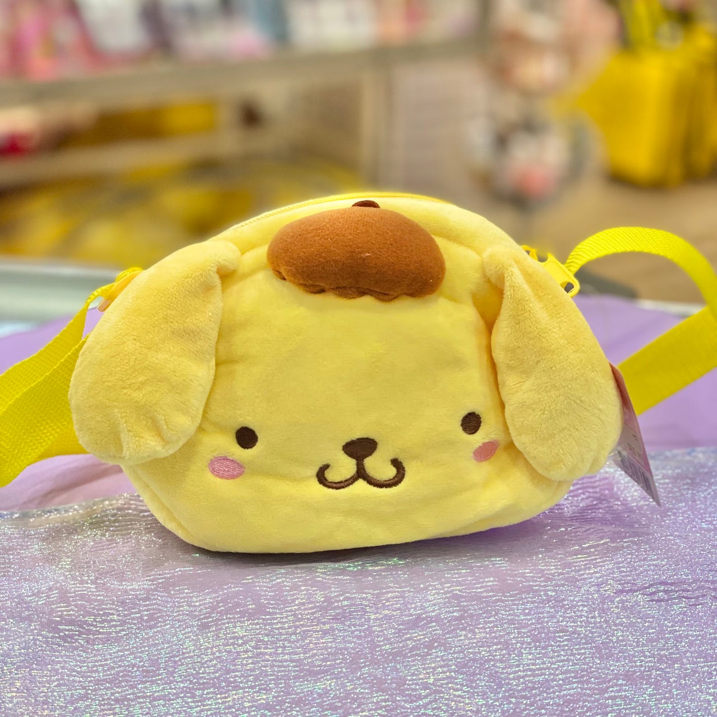 Pompompurin Face Cross Body Bag