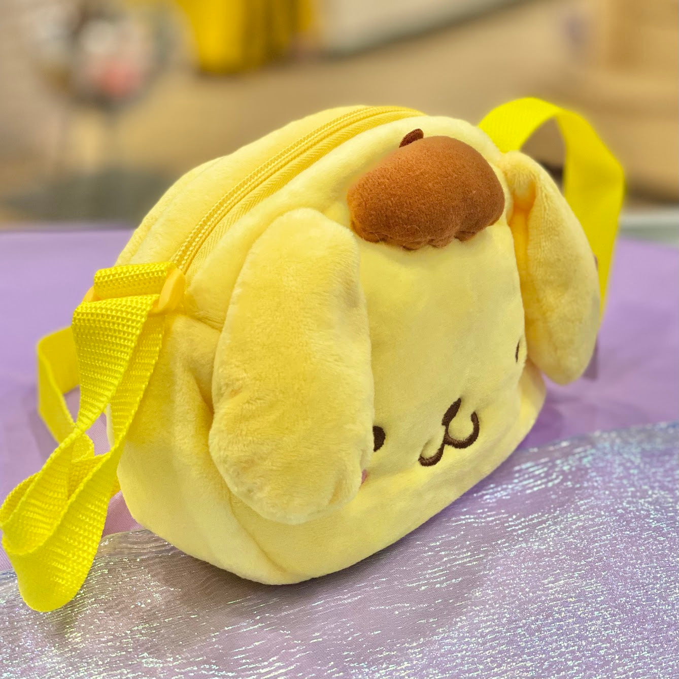 Pompompurin Face Cross Body Bag