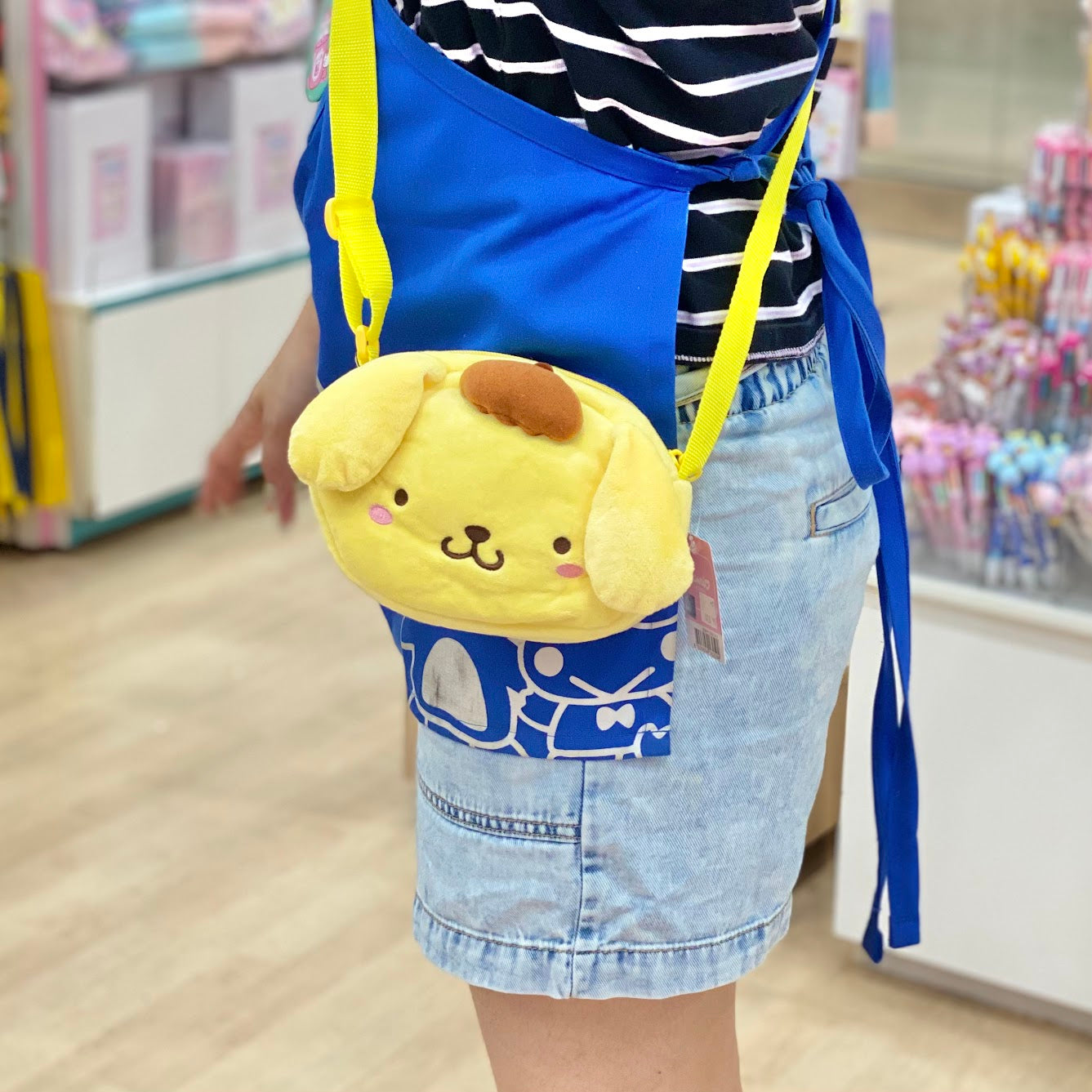 Pompompurin Face Cross Body Bag