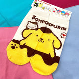 Sanrio Couple Sneakers Socks "Pompompurin"