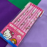 Hello Kitty 8pc Pencil Set (Pink)
