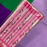 Hello Kitty 8pc Pencil Set (Pink)