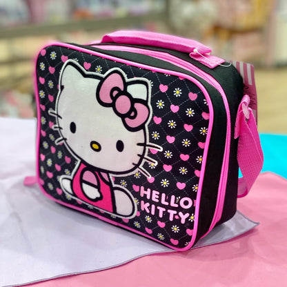 Hello Kitty "Heart Black" Lunch Bag