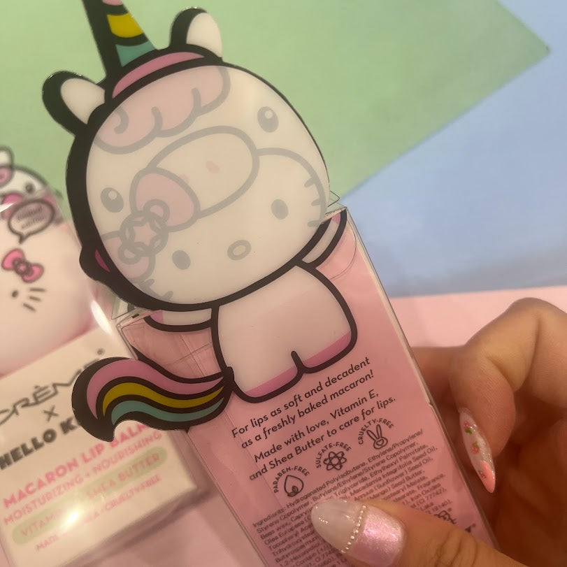 The Creme Shop x Hello Kitty Macaron Lip Balm "Sweet Sprinkles"