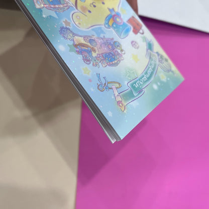 Pompompurin "Twinkle Rainbow" Notebook