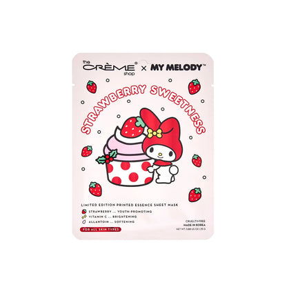 The Creme Shop x My Melody Strawberry Sweetness Printed Essence Sheet Mask (Set of 3)