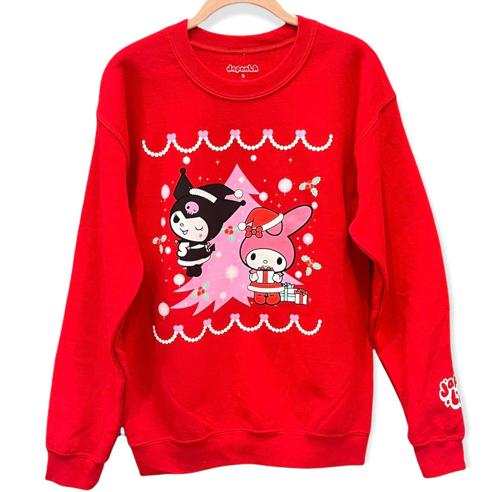 JapanLA Holiday Sweatshirt (My Melody & Kuromi)