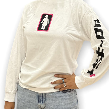 Girl "Tokyo Speed" Hello Kitty/White Character Long Sleeve