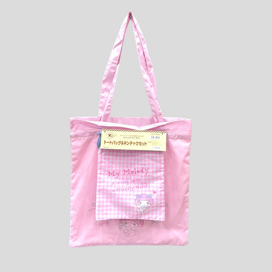 My Melody Tote & Drawstring Bag