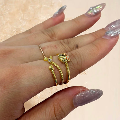 Pura Vida x Hello Kitty Delicate Ring Stack (Size 5)