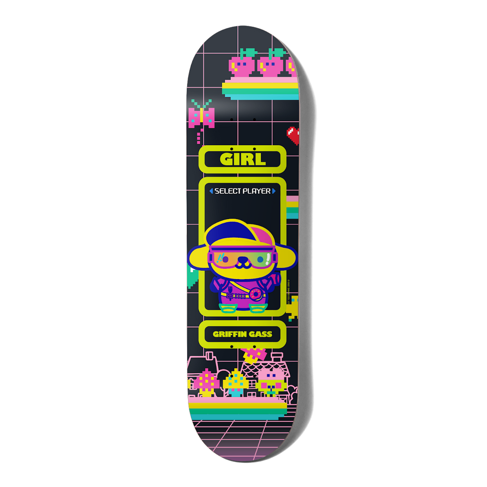 Girl x Sanrio "Kawaii Arcades" Gass/Pompompurin Skate Deck [SEE DESCRIPTION]