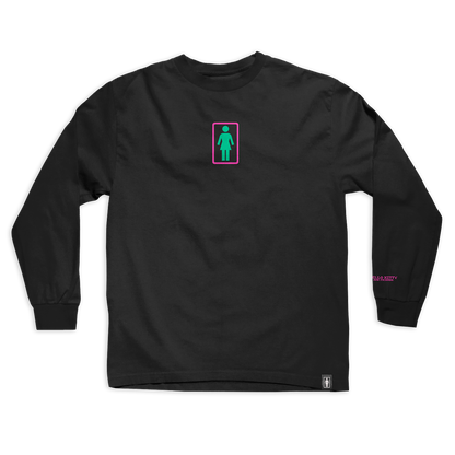 Girl x Sanrio "Kawaii Arcade" Friends Long Sleeve (Black)