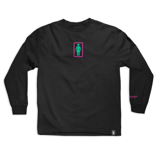 Girl x Sanrio "Kawaii Arcade" Friends Long Sleeve (Black)